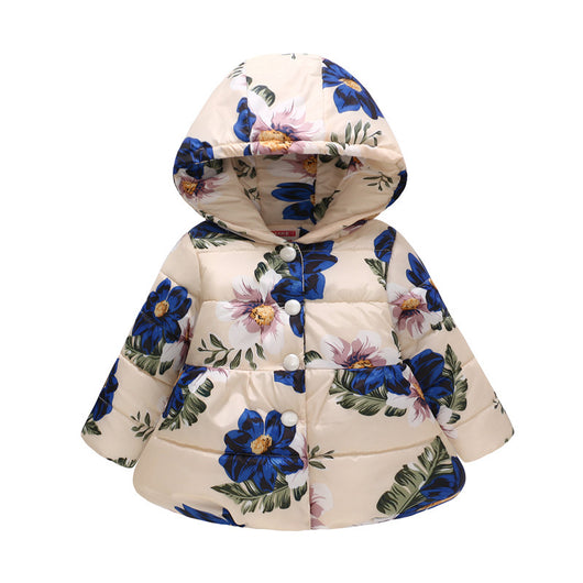 Chaqueta Acolchada para Niñas con Capucha y Diseño Estampado - Image 23