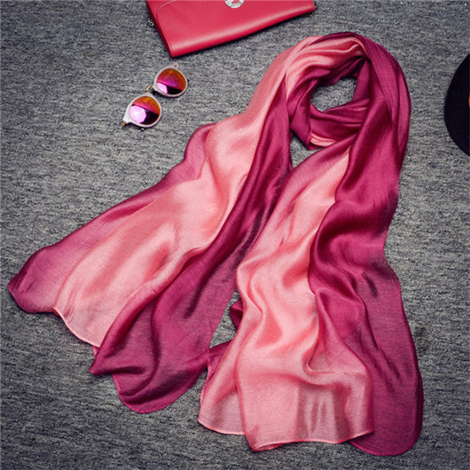 Pashmina Foulard Mujer Seda Algodón Lino - Diseño Versátil Invierno Primavera - Image 5