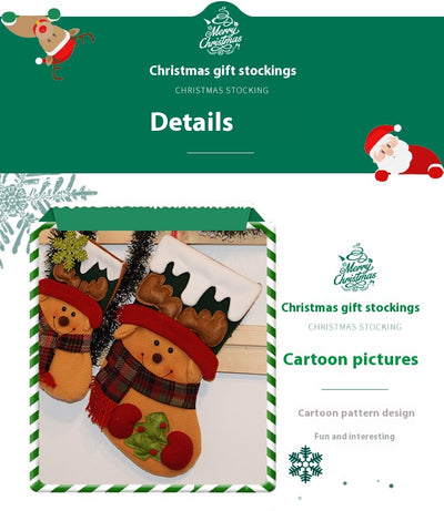 Medias Navideñas Decorativas - Juego de Tamaños Grande, Mediano y Pequeño - Image 48
