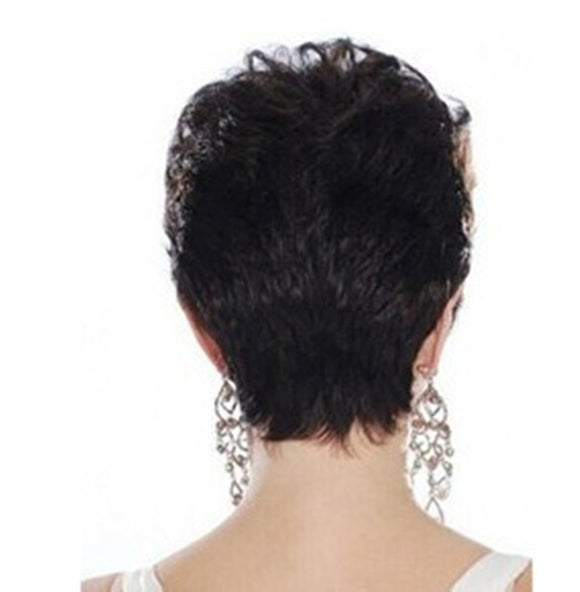 Peluca de Cabello Corto Resistente al Calor