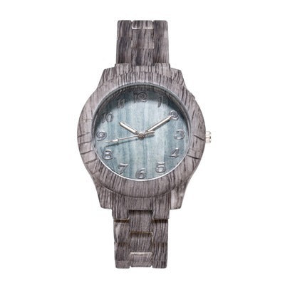 Reloj de Moda Unisex con Patrón de Bambú y Números Creativos - Image 2