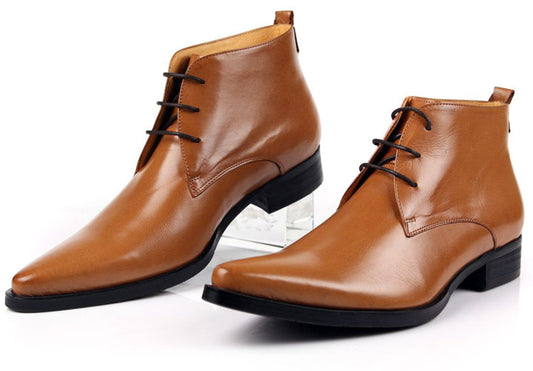 Botas Ejecutivas Altas con Cordones para Hombre - Image 2