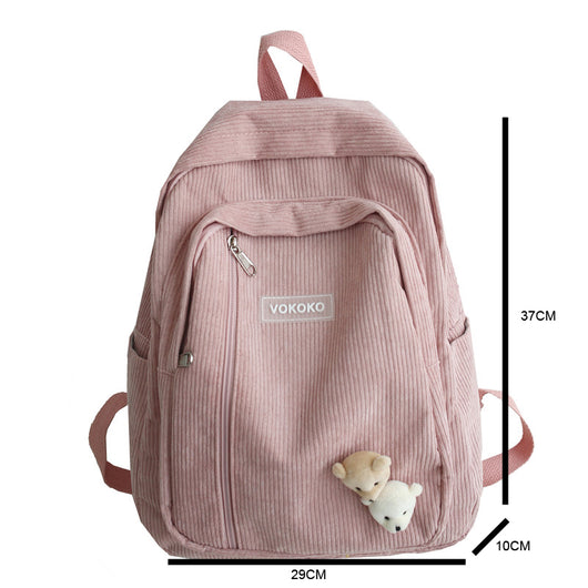Mochila de Gran Capacidad Estilo Casual Japonés y Coreano - Image 6