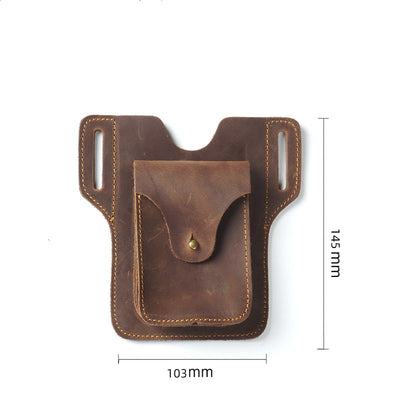 Riñonera Deportiva de Cuero para Celular - Bolsa de Almacenamiento para Correr - Image 5