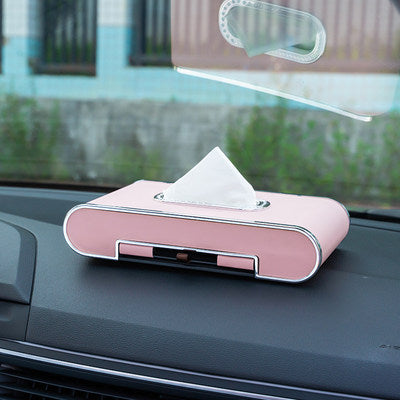 Soporte de Celular con Dispensador de Pañuelos para Auto - Image 14