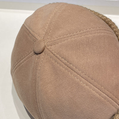 Boina de Gamuza y Terciopelo Otoño Invierno - Estilo Clásico Melón - Image 20