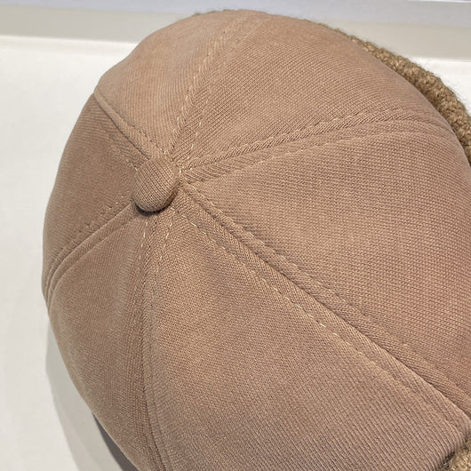 Boina de Gamuza y Terciopelo Otoño Invierno - Estilo Clásico Melón - Image 20
