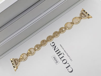 Correa de Reloj con Anillo de Diamante y Metal Quicksand - Image 7