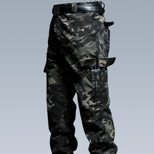 Pantalones Tácticos Multibolsillos Holgados de Trabajo Resistente - Image 8