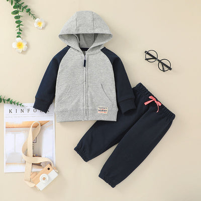 Conjunto de Sudadera con Capucha y Pantalón para Niño - Outfit Deportivo Otoñal - Image 5