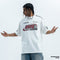 Distressed Print Retro Racing T-Shirt - Unisex for Couples