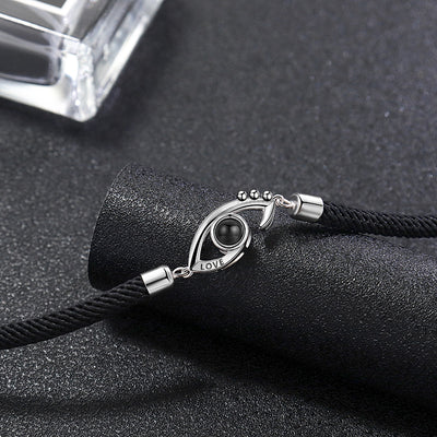 Pulsera de Pareja en Plata S925 con 100 Idiomas de Amor - Image 11