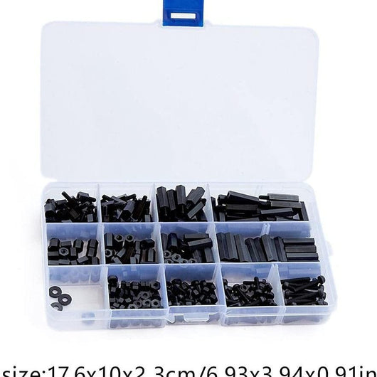 Kit de Tuercas Hexagonales Aislantes M3 en Nylon - Separadores y Amortiguadores de Plástico - Image 4