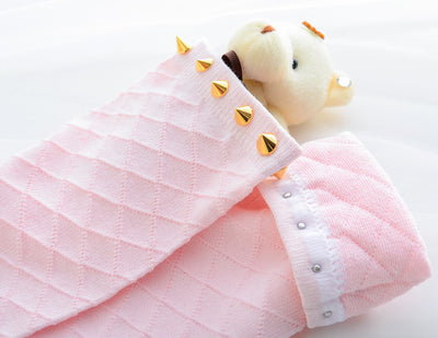Calcetines de Algodón Peinado con Malla para Niñas - Image 12