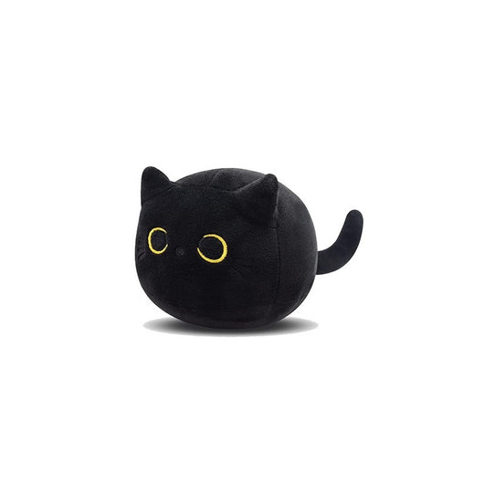 Peluche Gato Negro Suave - Almohada Decorativa y Juguete Acogedor