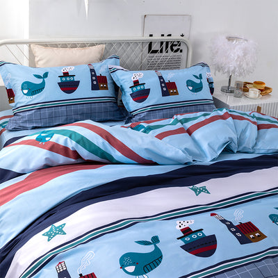 Juego de Cama Infantil Corsair Estampado de Algodón 4 Piezas - Image 7