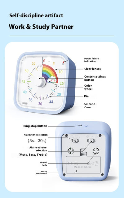 Reloj Despertador Infantil Anti-caída con Diseño Divertido y Función Silenciosa - Image 10