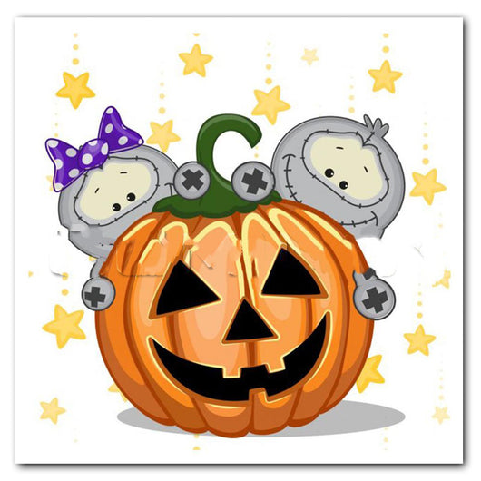 Pintura de Diamantes Gato Halloween Cuadrado - Arte Relajante y Decorativo - Image 27