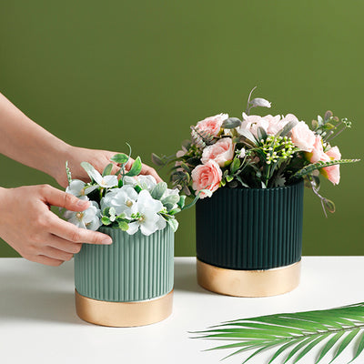 Maceta Decorativa de Cerámica con Diseño Suculenta Creativo - Image 17