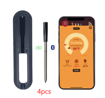 Termómetro Bluetooth para Parrilla con Sonda Inalámbrica - Image 11