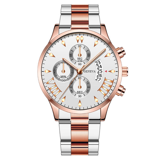 Reloj de Pulsera para Hombre con Calendario y Correa de Acero - Image 13