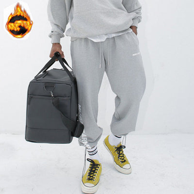 Pantalones de Forro Polar Hombre Otoño Invierno Cintura Ajustable - Image 10