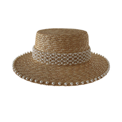Sombrero de Sol Elegante para Mujer con Copa Plana - Image 10