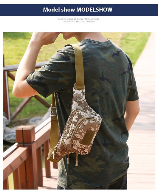 Riñonera Táctica Militar Camouflage - Mochila de Nylon para Deportes Outdoor - Image 23