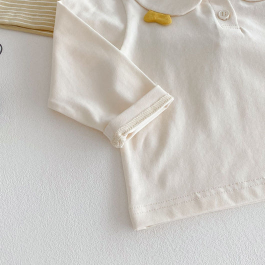 Camiseta Rayada con Diseño Cartoon para Bebé Niña 0-5 Años - Image 23