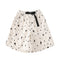 Shorts Sueltos A-línea con Estrellas Blancas y Negras