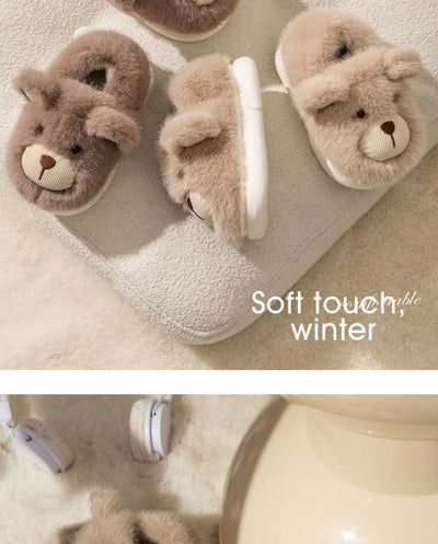 Pantuflas de Algodón Cálidas con Talón Reforzado para Niños y Niñas - Image 24