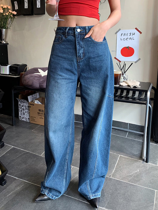Pantalones Jeans Anchos Deconstructruidos - Estilo Casual Holgado Banana - Image 23