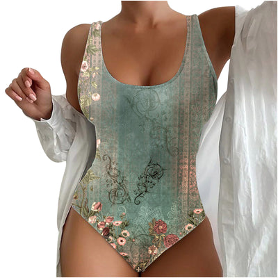 Traje de Baño Enterizo para Mujer con Contraste 3D - Diseño Moderno Playero - Image 19