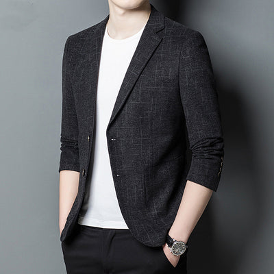 Blazer Casual Elástico Slim Fit Coreano para Hombre - Image 4