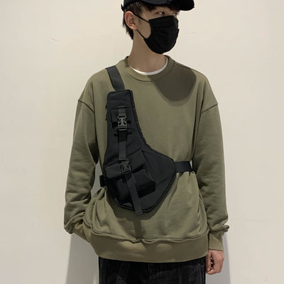 Bolsa Bandolera Hip-hop Coreana para Hombre - Image 8