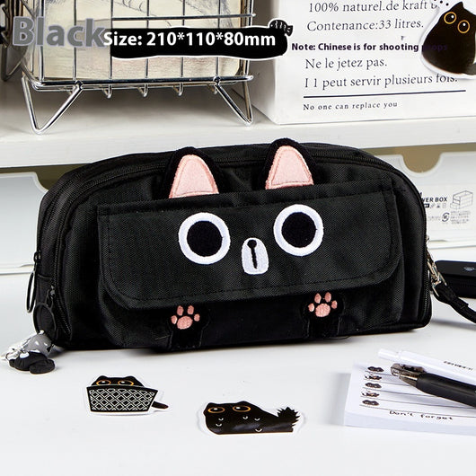 Bolsa de Útiles Gato Fashion Capacidad Grande - Image 8