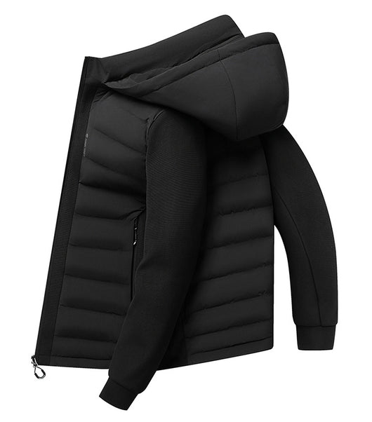Chaqueta Acolchada de Plumón de Pato con Capucha - Image 9