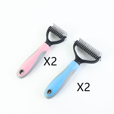 Peine Desmatera Doble Cara Acero Inoxidable para Perros - Herramienta Profesional Antimotas - Image 14