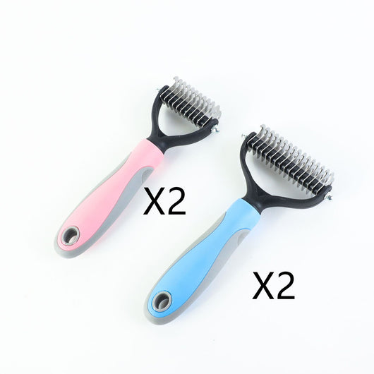 Peine Desmatera Doble Cara Acero Inoxidable para Perros - Herramienta Profesional Antimotas - Image 14