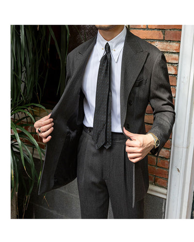 Camisa Casual para Hombre con Cuello Empire y Rayas - Image 8