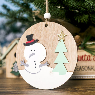 Adorno Navideño de Madera Pintada - Colgante Decorativo - Image 3
