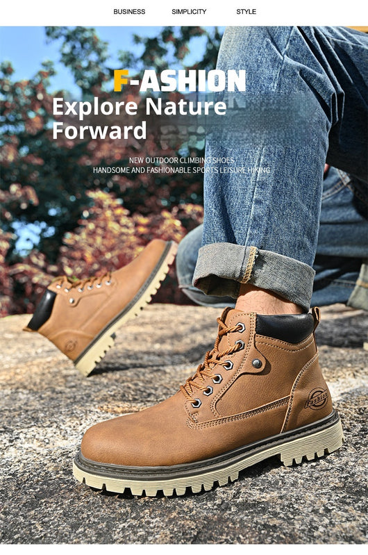 Botas Casuales Martin de Cuero Genuino para Hombre - Caña Media - Image 14