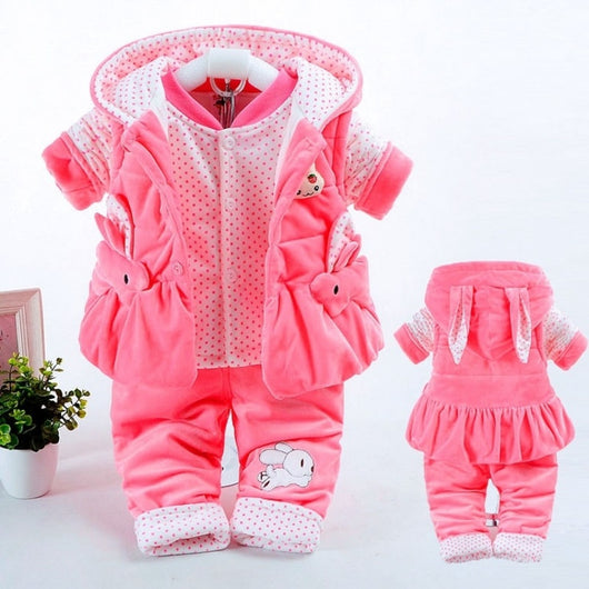 Conjunto de Ropa Otoño Invierno para Niñas - Abrigos y Accesorios - Image 2