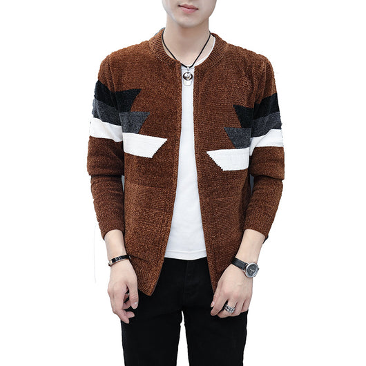 Suéter Hoodie Tejido Coreano Slim Fit para Hombre - Image 8