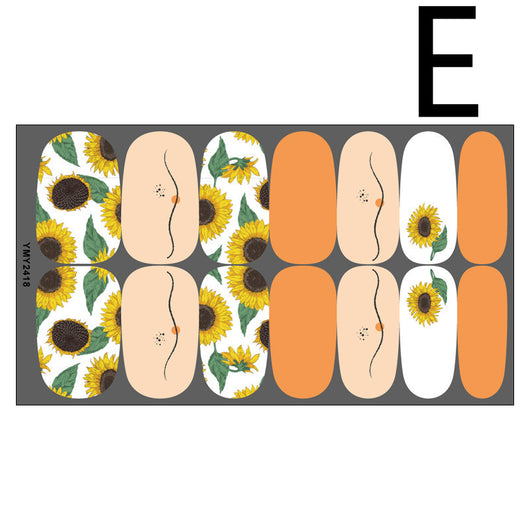 Pegatinas de Uñas Mariposas Hoja de Arce con Adhesivo - Image 22