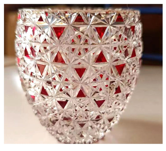 Vaso de Vidrio Tallado a Mano Estilo Japonés Jianghu - Image 6