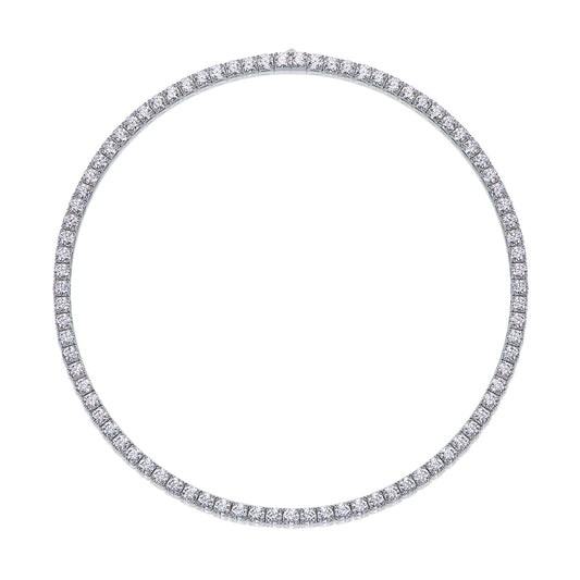Collar Río Estelar Infinito - Joya de Lujo en Plata 925 y Moissanita Premium