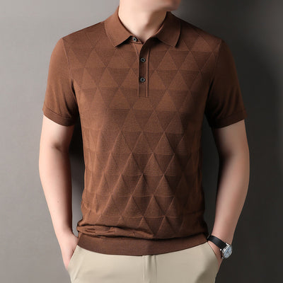 Camiseta Manga Corta Hombre Ice Silk Transpirable Secado Rápido - Image 2