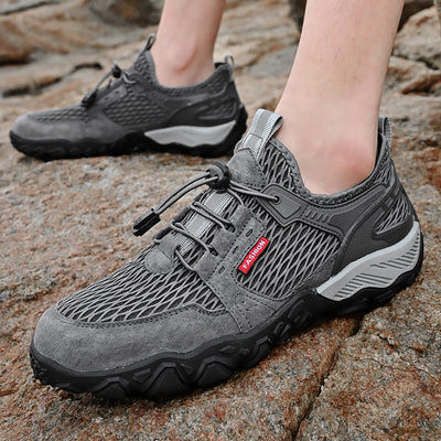 Zapatos de Cuero Transpirables para Hombre - Calzado Deportivo Outdoor de Suela Blanda Antideslizante - Image 3
