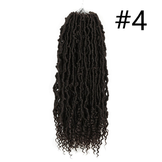 Peluca Rizada Larga Cabello Irregular Africano para Mujer - Image 12
